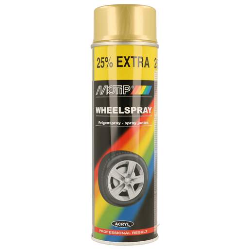 MoTip Grundtöne Felgenspray 500 ml 04008 Felgengold